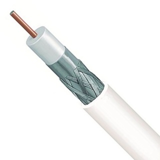 Rola cablu coaxial/antena F 75 Ohm 100m, 67096